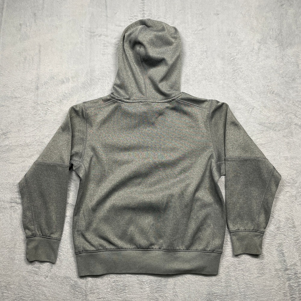 Nike Baseball Hoodie Boys Medium Gray Dri-FIT Pullover Sweatshirt Graphic - Picture 9 of 9